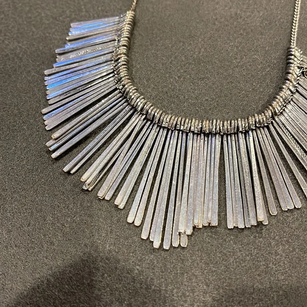 Statement necklace from the buckle